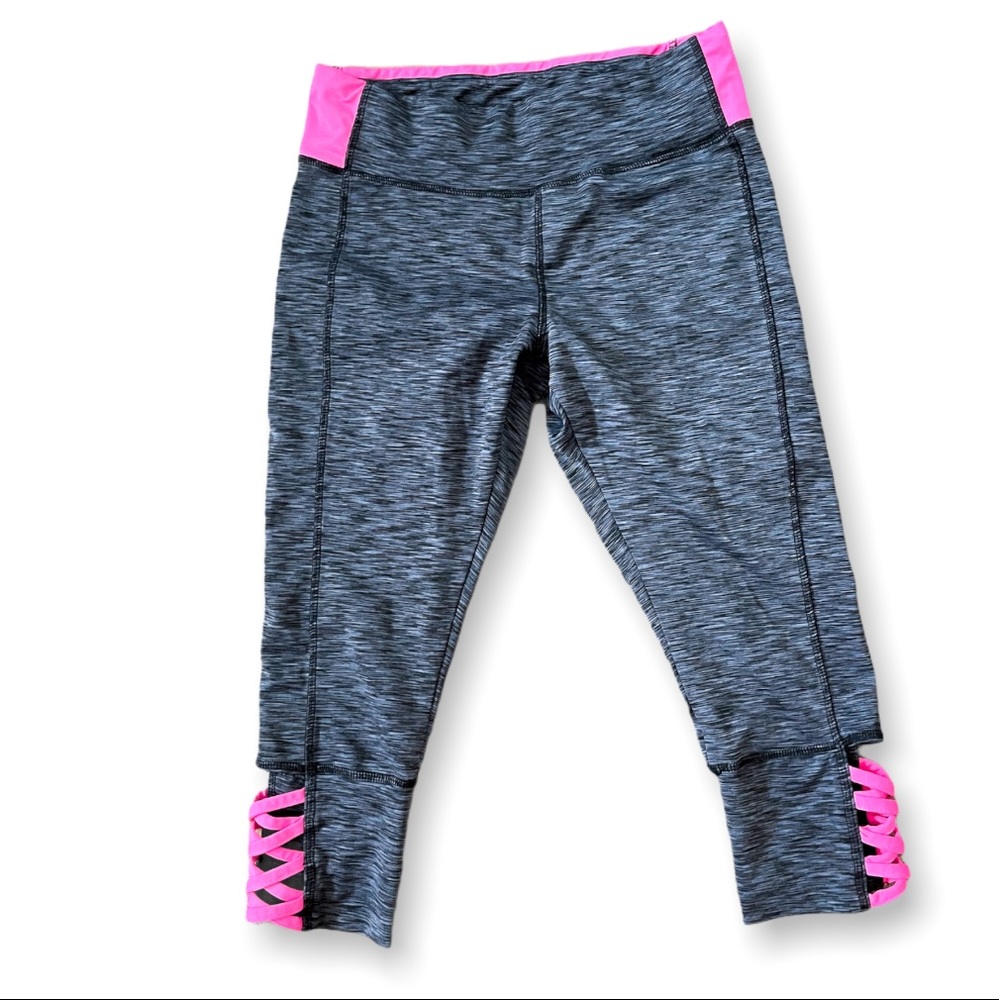 SOLD Gray & Hot Pink Activewear Leggings